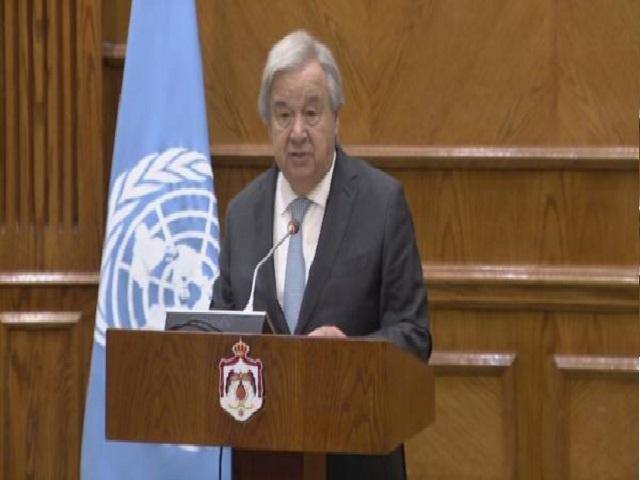 غوتيريش: الأردن يشكل أوجه التضامن على أرض الواقع في العالم
