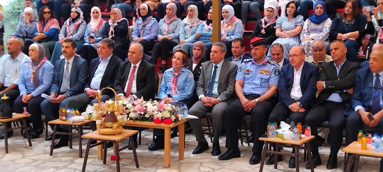 الاميرة بسمه بنت طلال ترعى فعاليات لقاء الاستقلال الكشفي في جرش