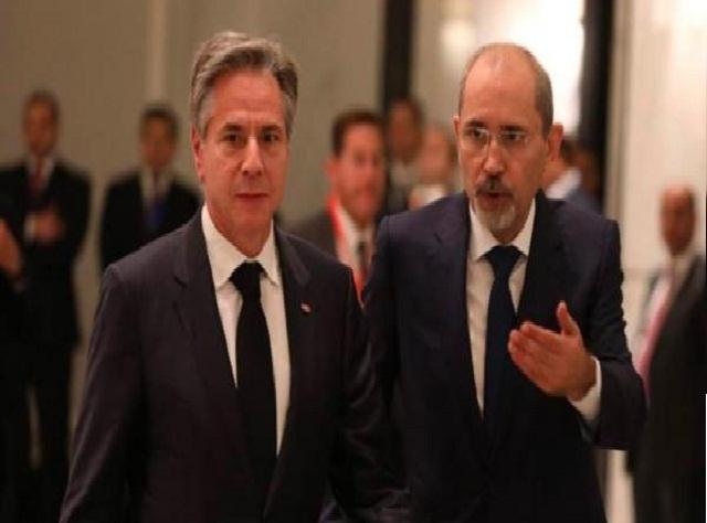 الصفدي وبلينكن يبحثان صفقة التبادل وجهود وقف النار في غزة