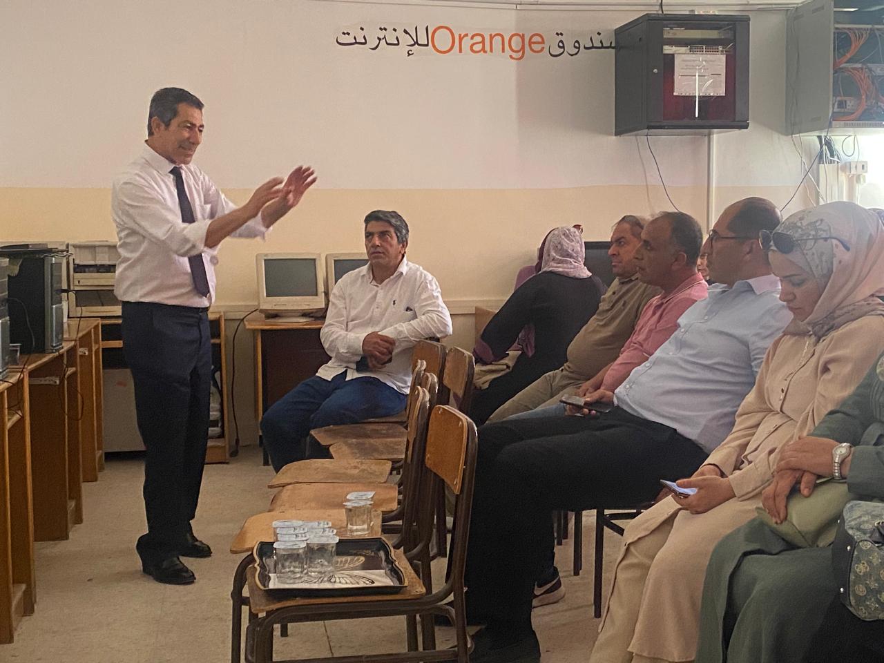 جلسة تعريفية بجائزة الحسين في مدرسة كفرخل