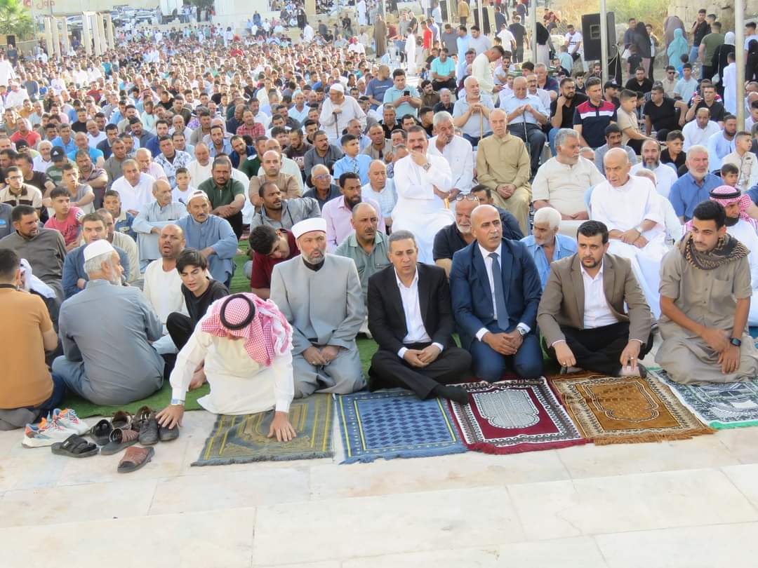 صلاة عيد الاضحى في عجلون وجرش ..صور 