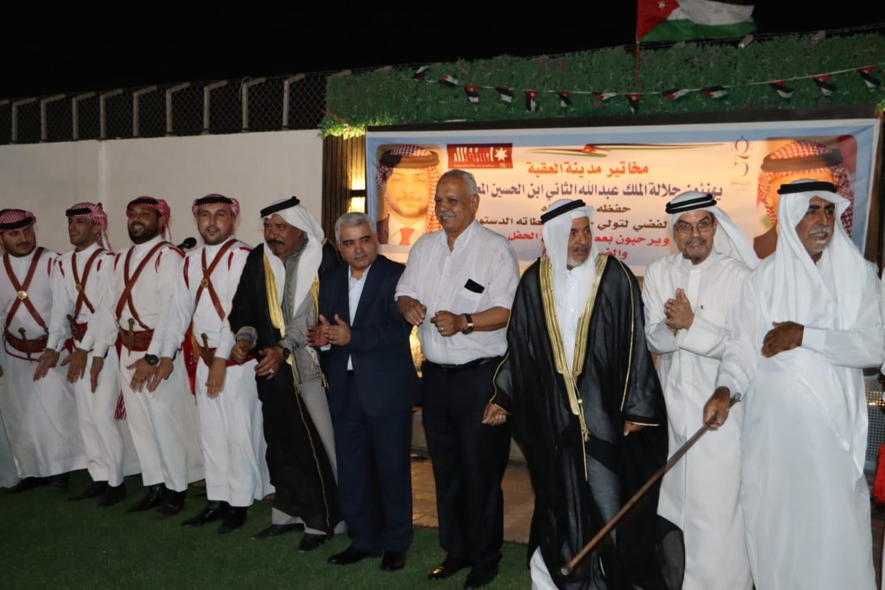 فعاليات شعبيه في العقبه تحتفل باليوبيل الفضي