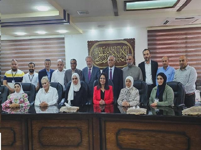 اتفاقية تعاون بين بلدية إربد ومركز زها الثقافي