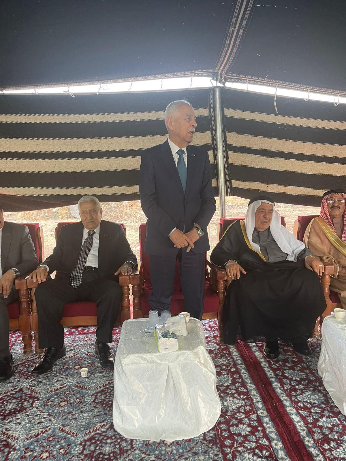 العيسوي يعزي عشيرتي الشريدة والشوابكة