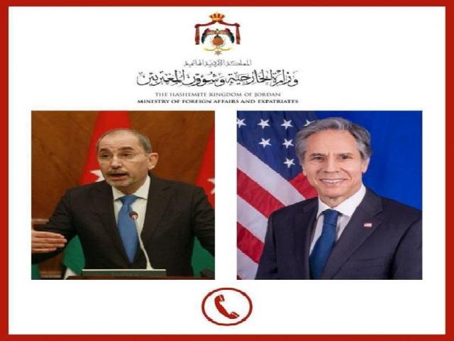 الصفدي لـ بلينكن: الأردن يعد الملفات القانونية للتحرك في المحاكم الدولية