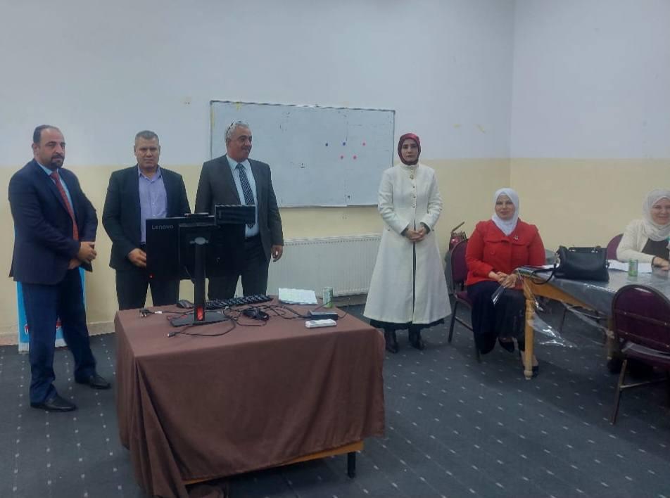مدير تربية عجلون يرعى اجتماعا لمناقشة نتائج اختبار ضبط الجودة LQAS