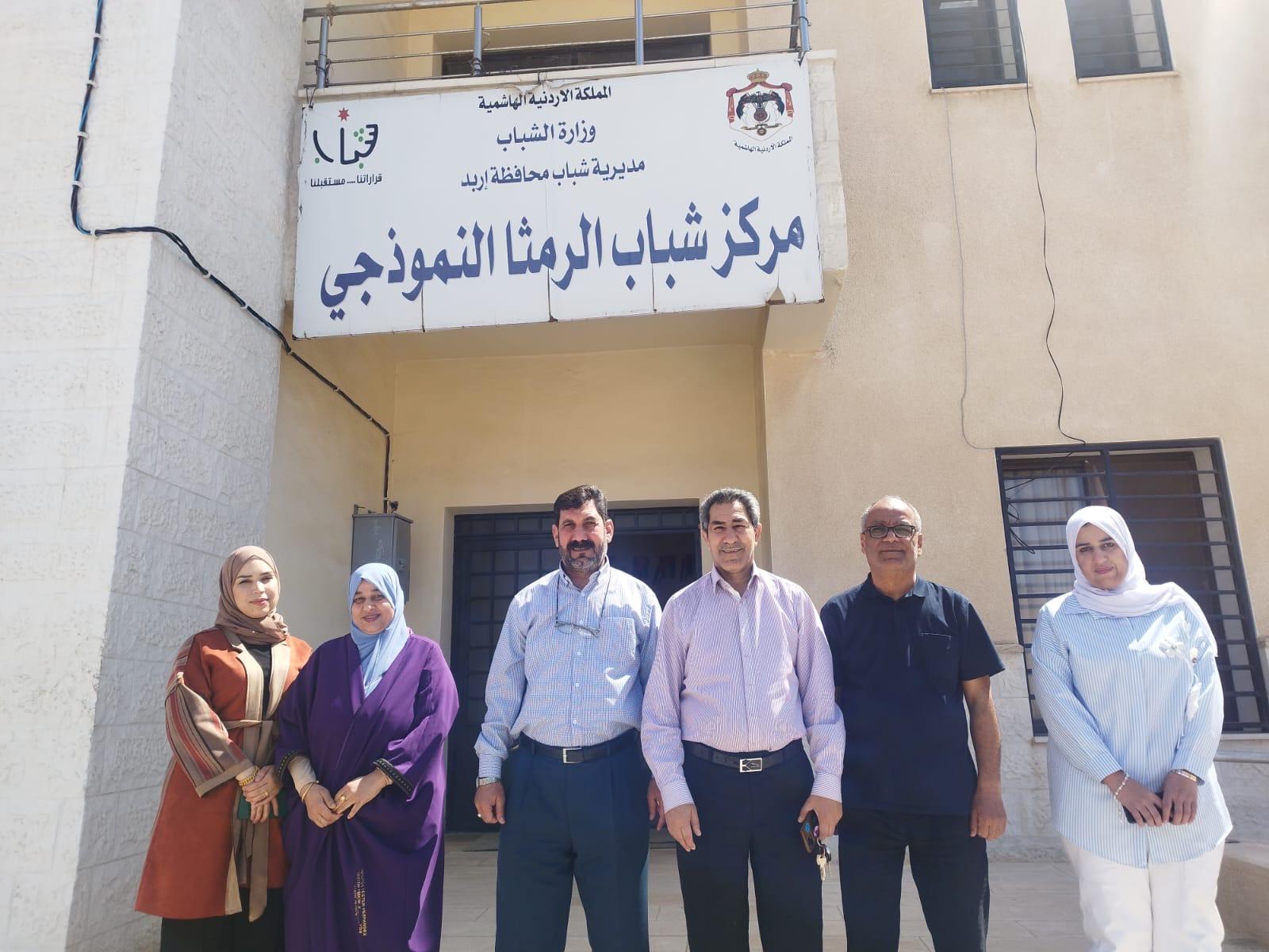 مدير شباب إربد ينفذ جولات تفقدية في لواء الرمثا