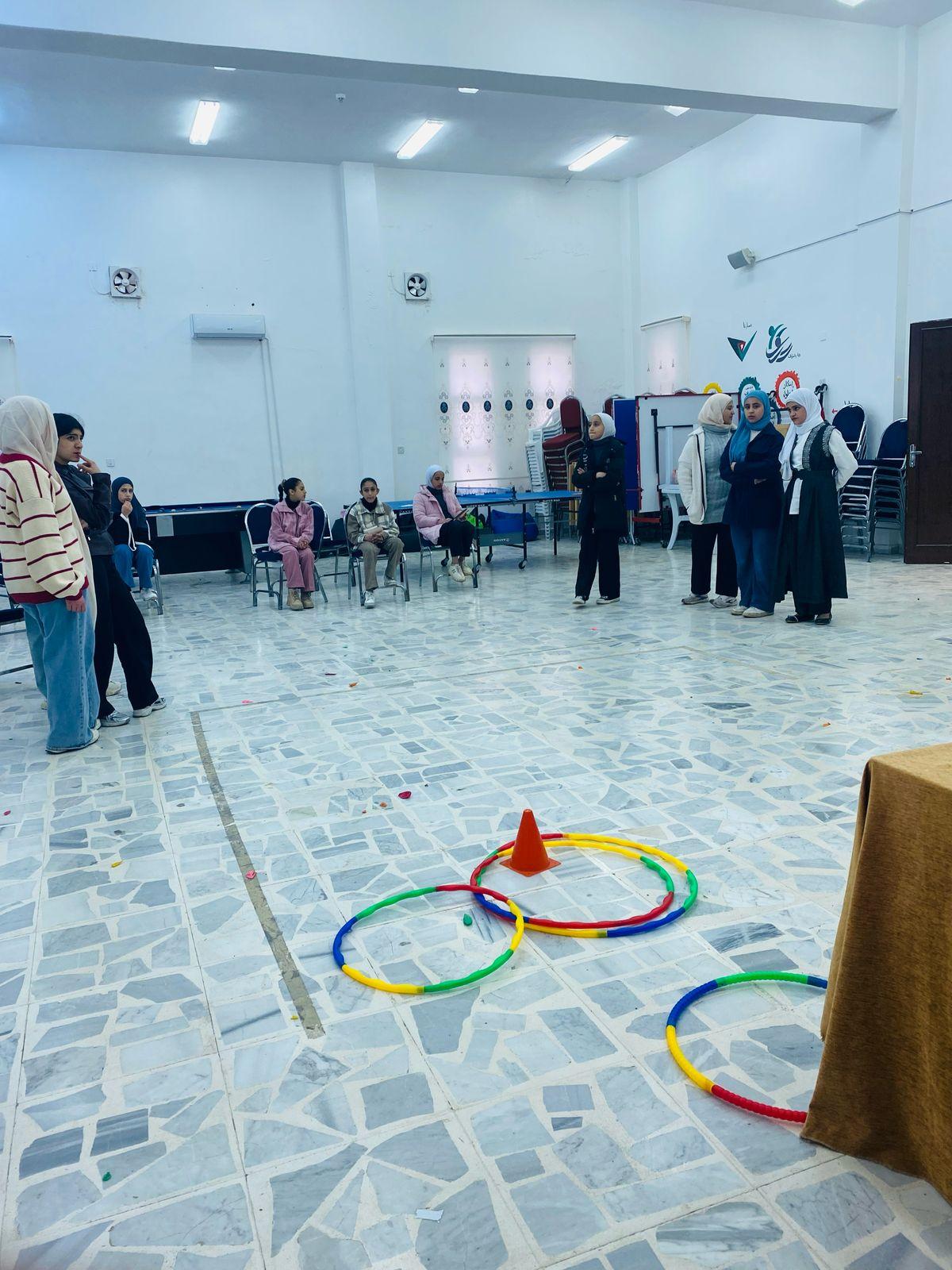 ورشة حول الألعاب الرياضية والشعبية في مركز شباب وشابات كفرنجة النموذجي