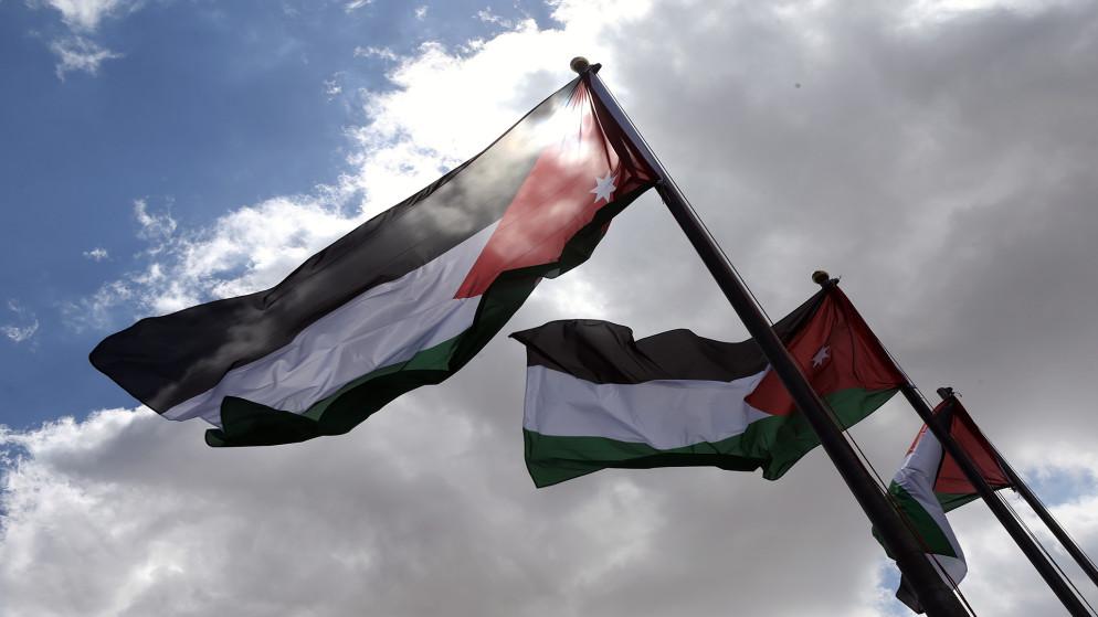 عجلون تتزين ابتهاجاً باليوم الوطني للعلم الأردني