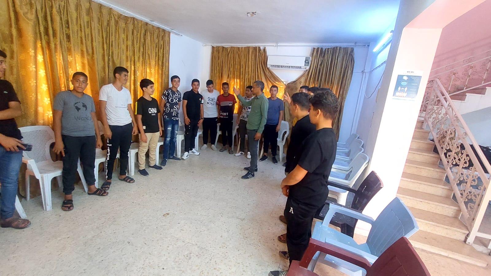 ورشة تعريفية بالقرار 2250 في مركز شباب المنشية