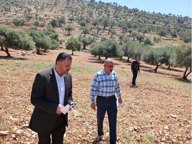 جولة ميدانية على المواقع الوقفية في عجلون