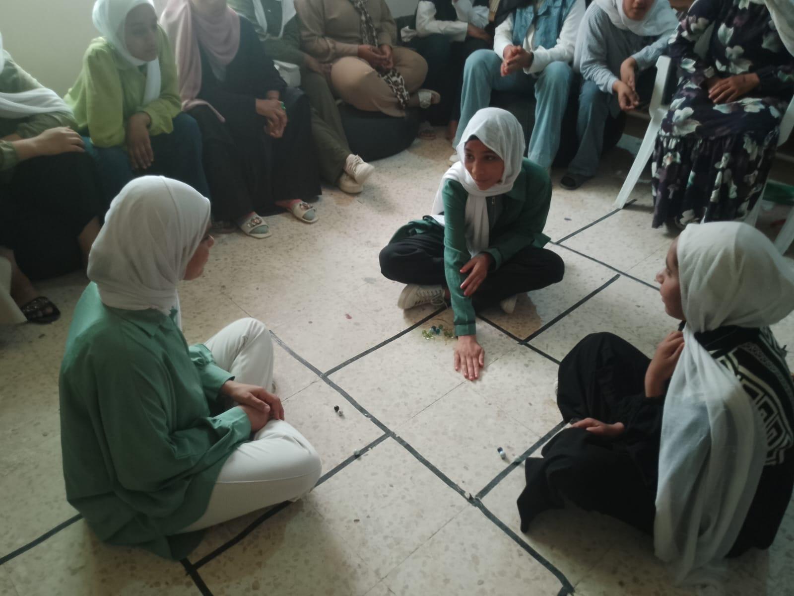 مركز شابات غور المزرعة ينظم نشاطاً للألعاب الشعبية التراثية بمشاركة 20 شابة