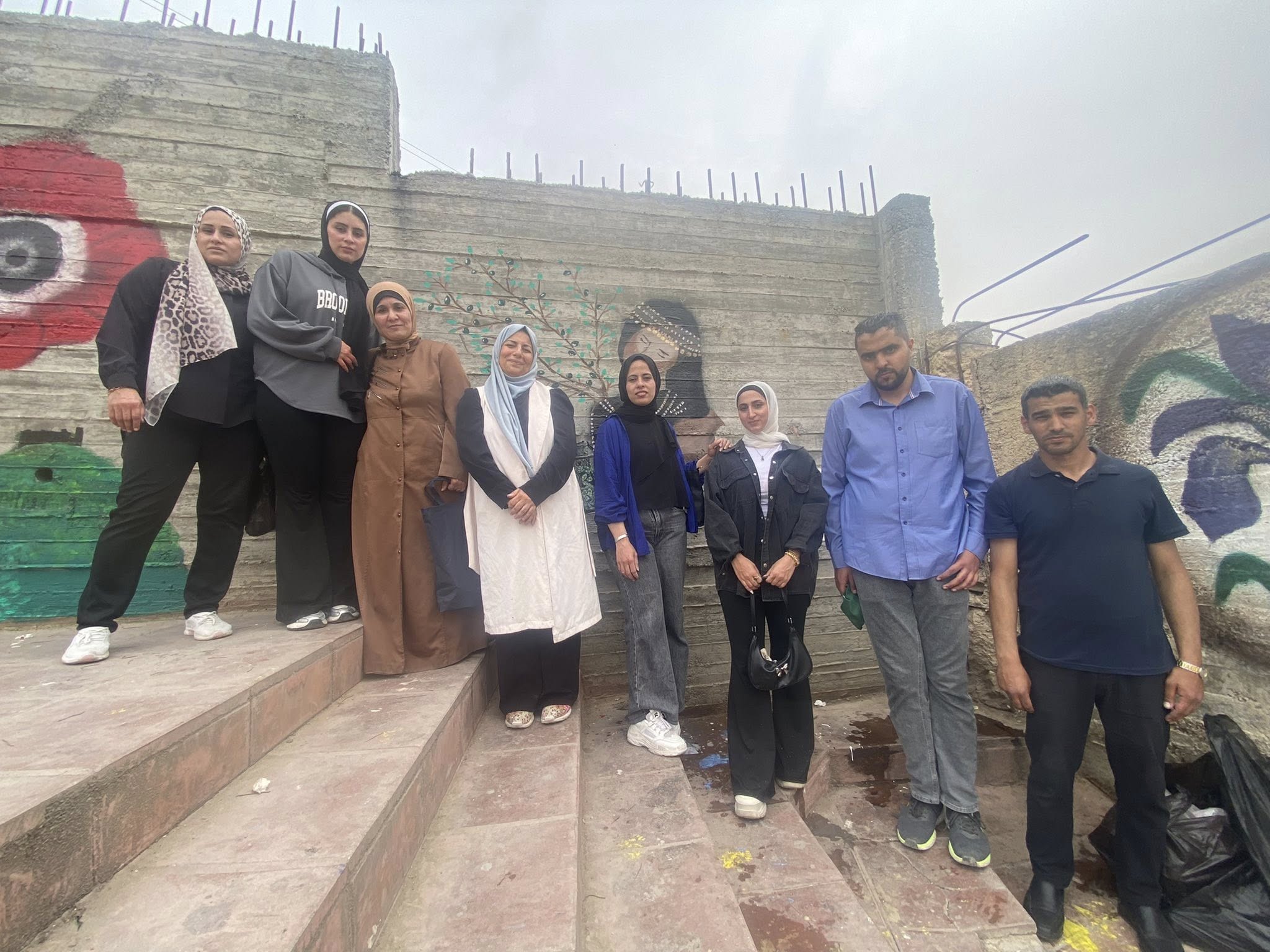إطلاق المرحلة الأولى من مشروع تجميل درج وسط عجلون