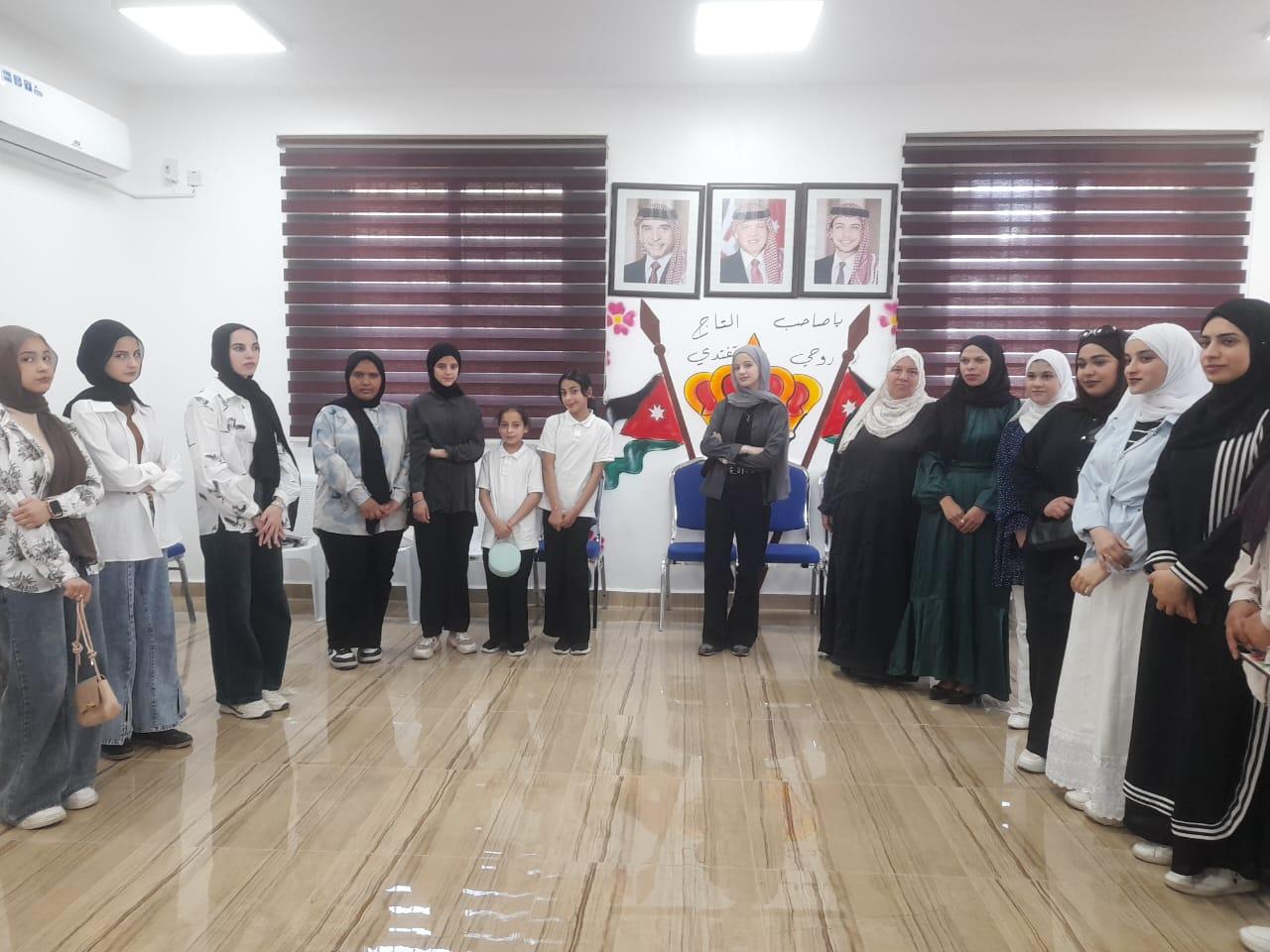 مركز شابات الهاشمية النموذجي ينظم ورشة حول الأنماط الإيجابية في حياة الفرد