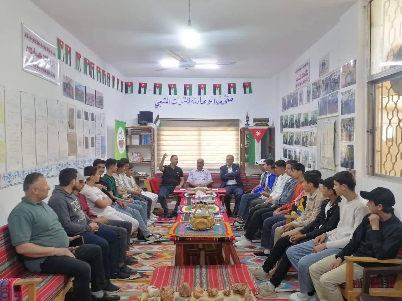 مركز شباب عبين عبلين ينظم زيارة ثقافية لمتحف الوهادنة ومركز الأميرة بسمة