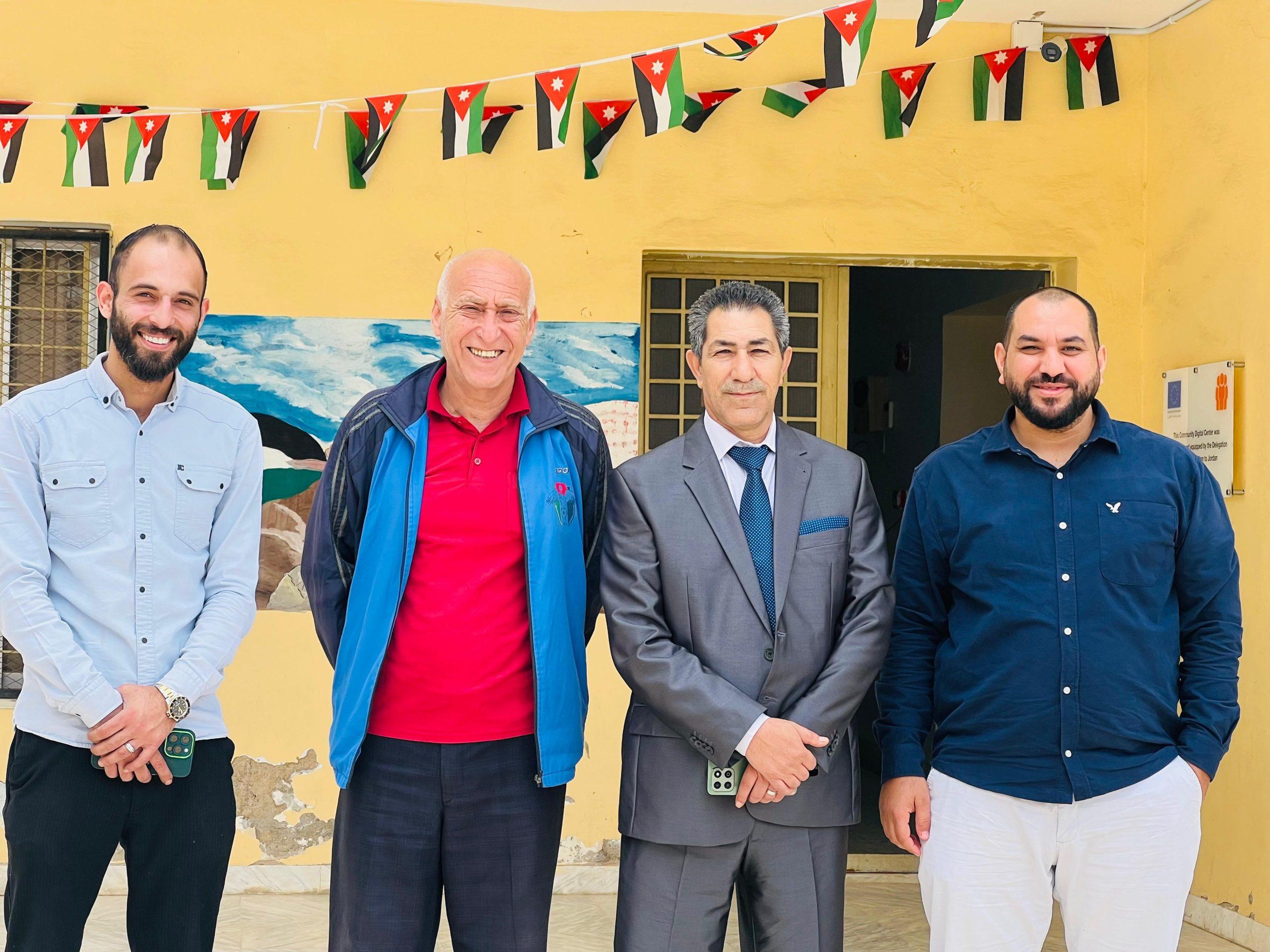 مدير شباب إربد يتفقد مركزي دير أبي سعيد ومجمع الكورة الرياضي
