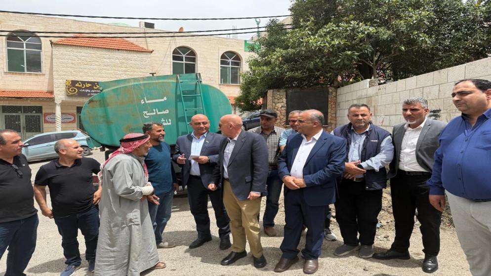 وزير المياه يوعز بزيادة كميات المياه المخصصة للمواطنين في عنجرة بمحافظة عجلون