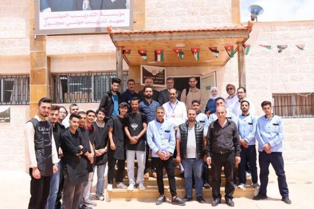 ورشة عمل تعزيز ثقافة ريادة الأعمال المهنية في معهد تدريب مهني عجلون