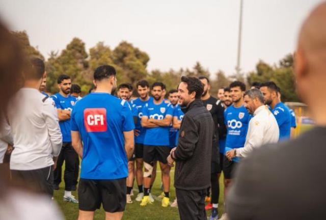 ولي العهد يتابع استعدادات النشامى لمواجهة عُمان