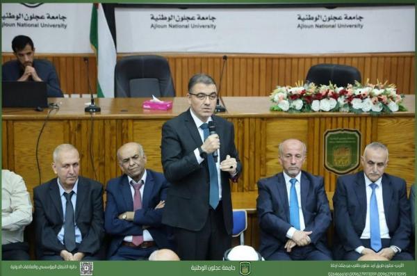 وفد من وجهاء جبل عجلون يزور جامعة عجلون الوطنية