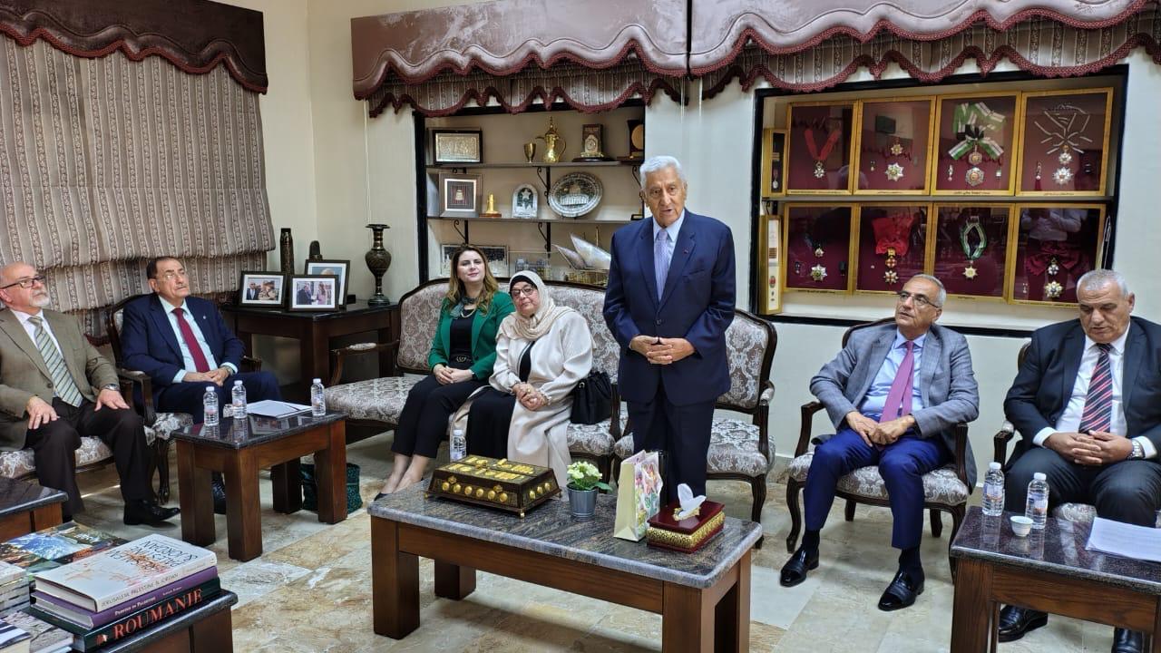 النسور يستقبل وفد مبادرة الحوار المجتمعي تحت شعار 