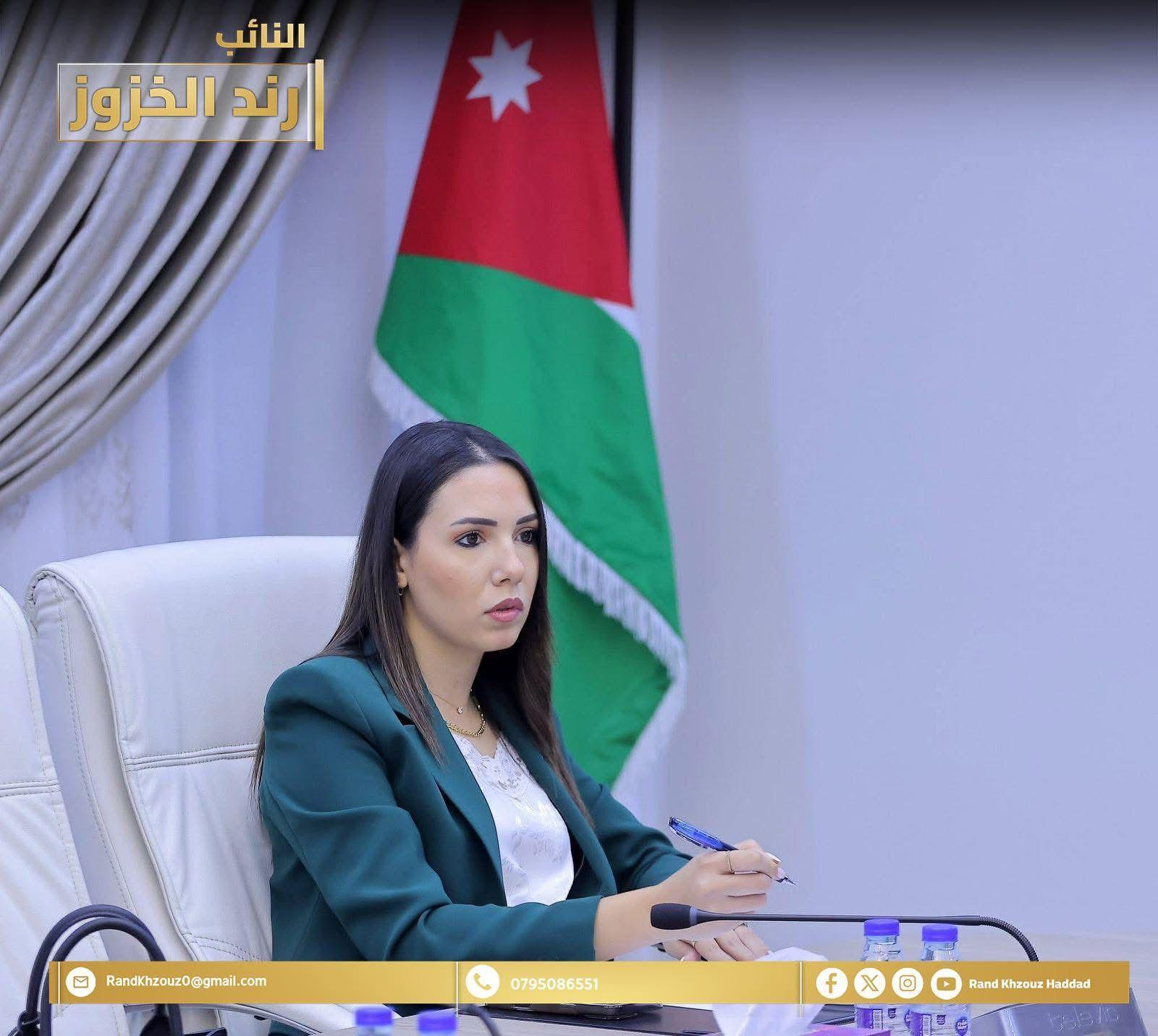 الخزوز تُعزز حضورها كواحدة من أنشط النواب الأردنيين