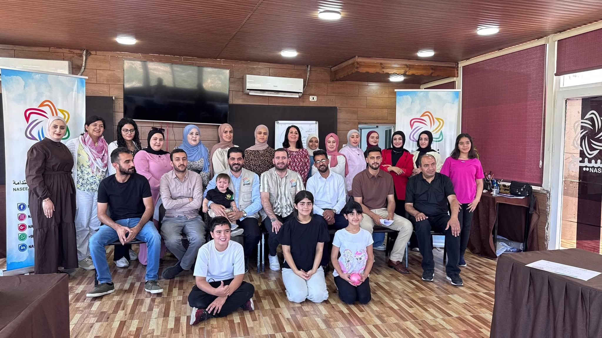 ورشة تدريبية في مؤسسة نسيج للتنمية المستدامة بالشراكة مع تكريس للتنمية المجتمعية