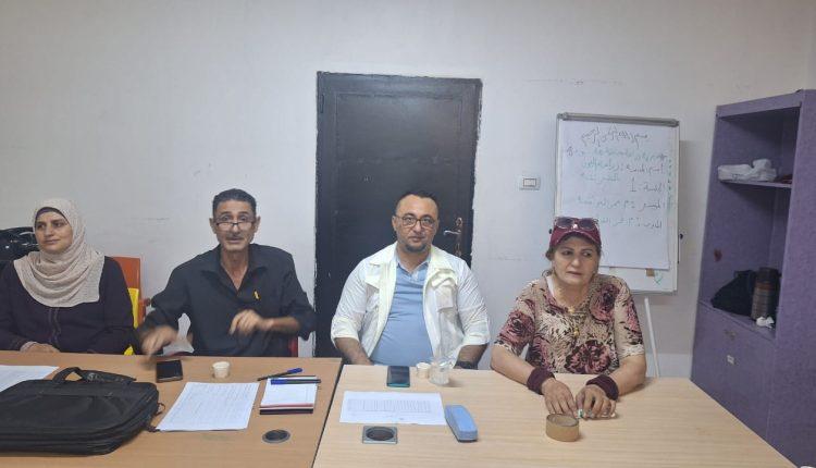 العدوان يفتتح في مقر الهلال الاحمر مدرسة حقلية نباتية ( زراعة الليمون بالشرنقة )
