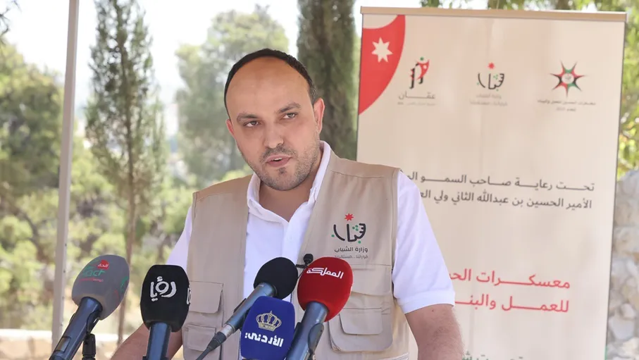 مندوبا عن سمو ولي العهد .. وزير الشباب يرعى إطلاق معسكرات الحسين للعمل والبناء 2025