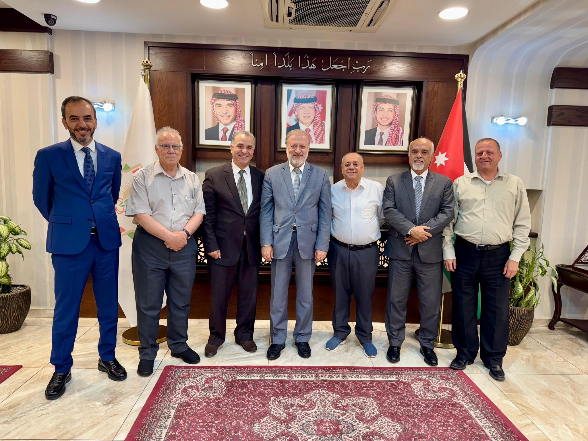 رئيس بلدية اربد يستقبل مجلس صحفيي الشمال
