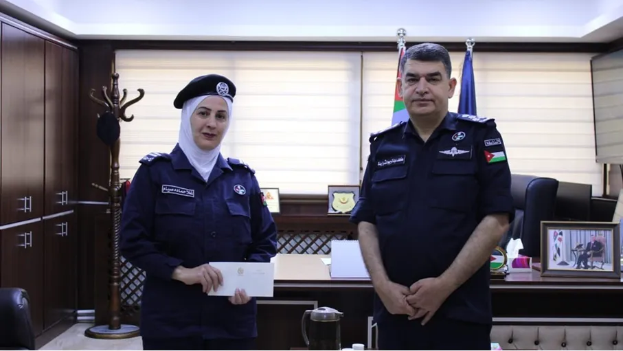 مدير الأمن العام يوعز بتكريم الوكيل عُلا حمادة موسى