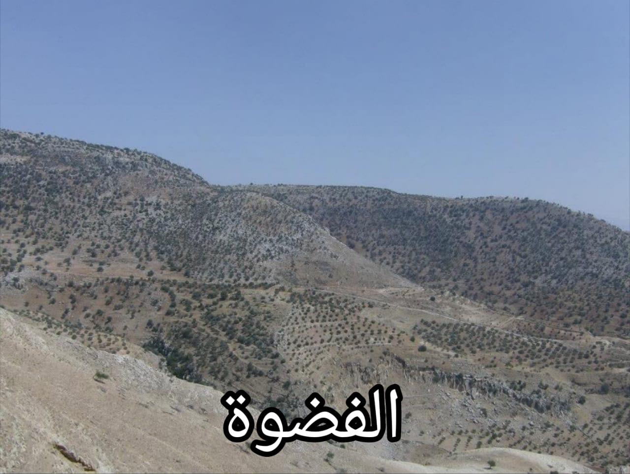 من كتاب مخطوط بعنوان : الأسماء الجغرافية ودلالاتها في منطقة خربة الوهادنة