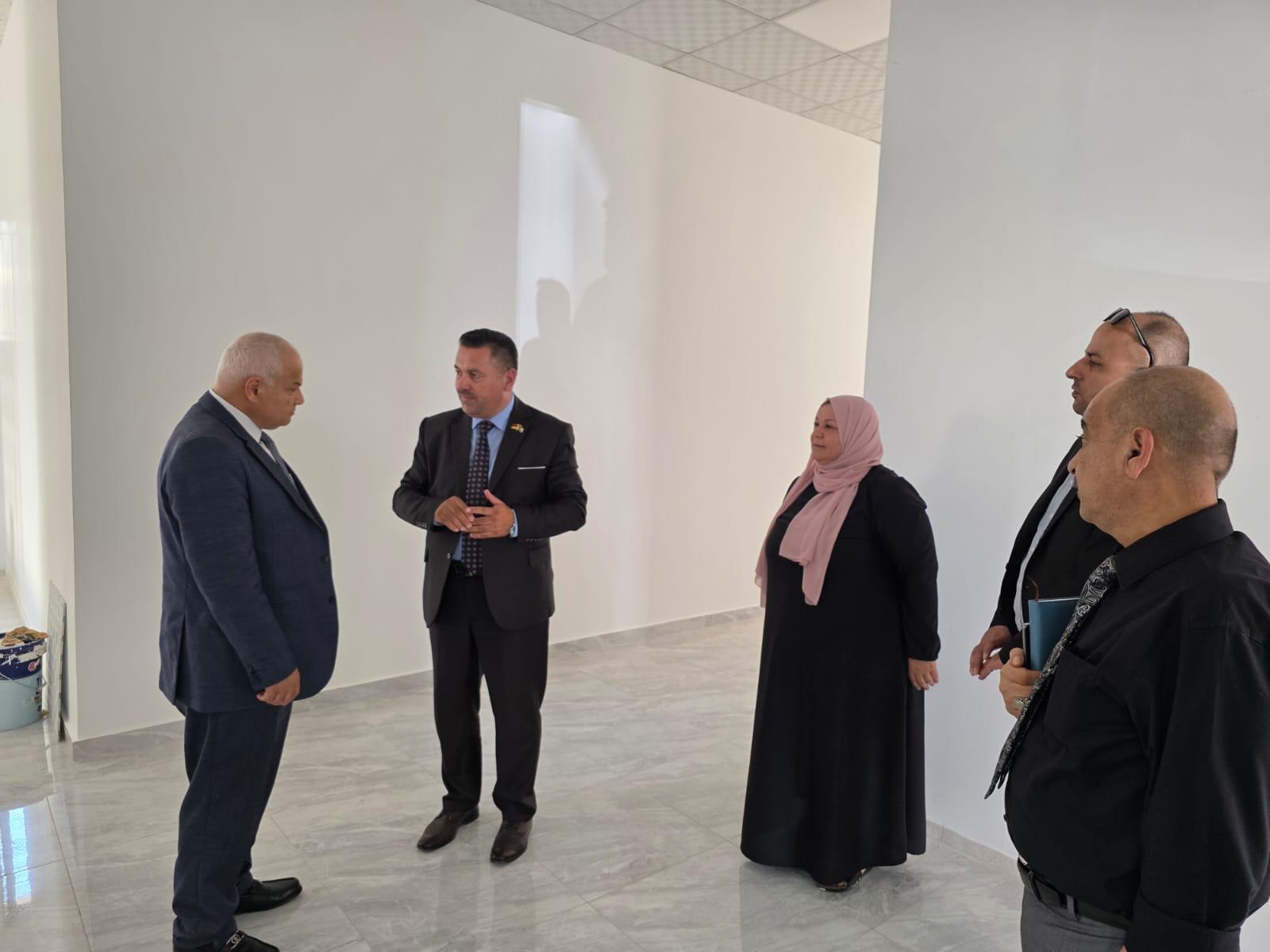 البكار يتفقد مديرية عمل اربد ومعهد تدريب مهني الرمثا