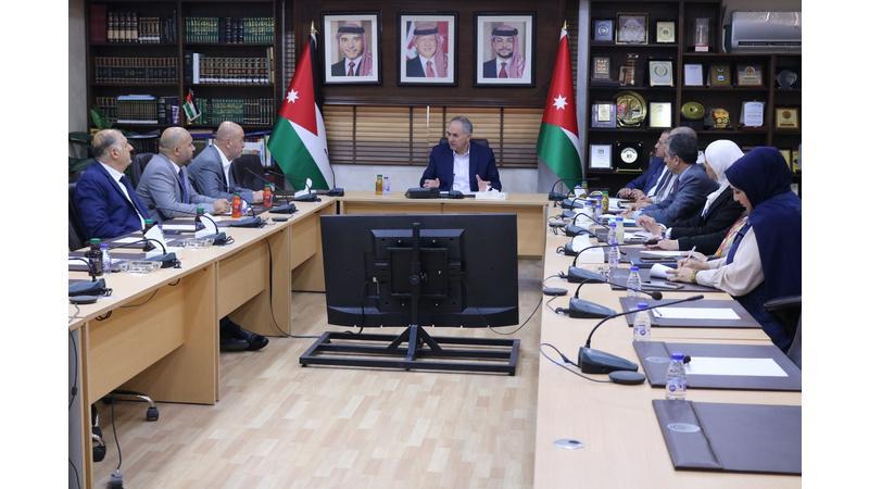 وزير العدل يلتقي وفدا من الجمعية الأردنية للمقدرين العقاريين