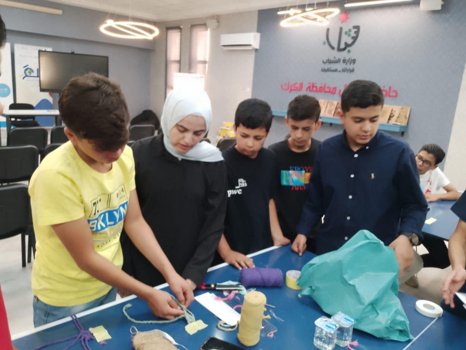 أنشطة وتدريبات وورشات توعوية متميزة في المراكز الشبابية التابعة لمديرية شباب الكرك