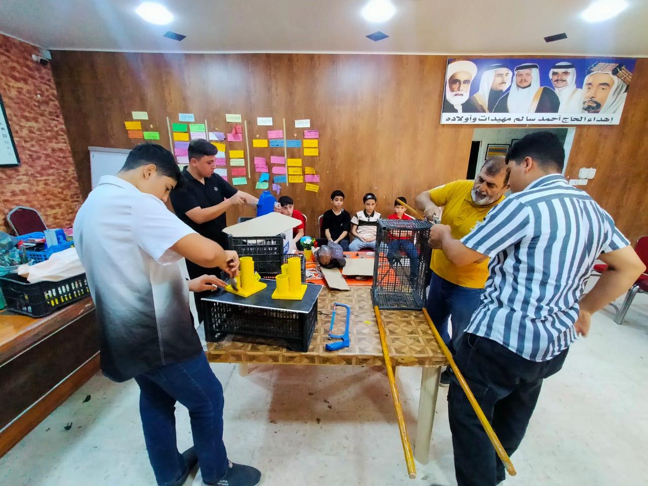 دورة تدريبية حول إعادة التدوير بمركز شباب الوسطية
