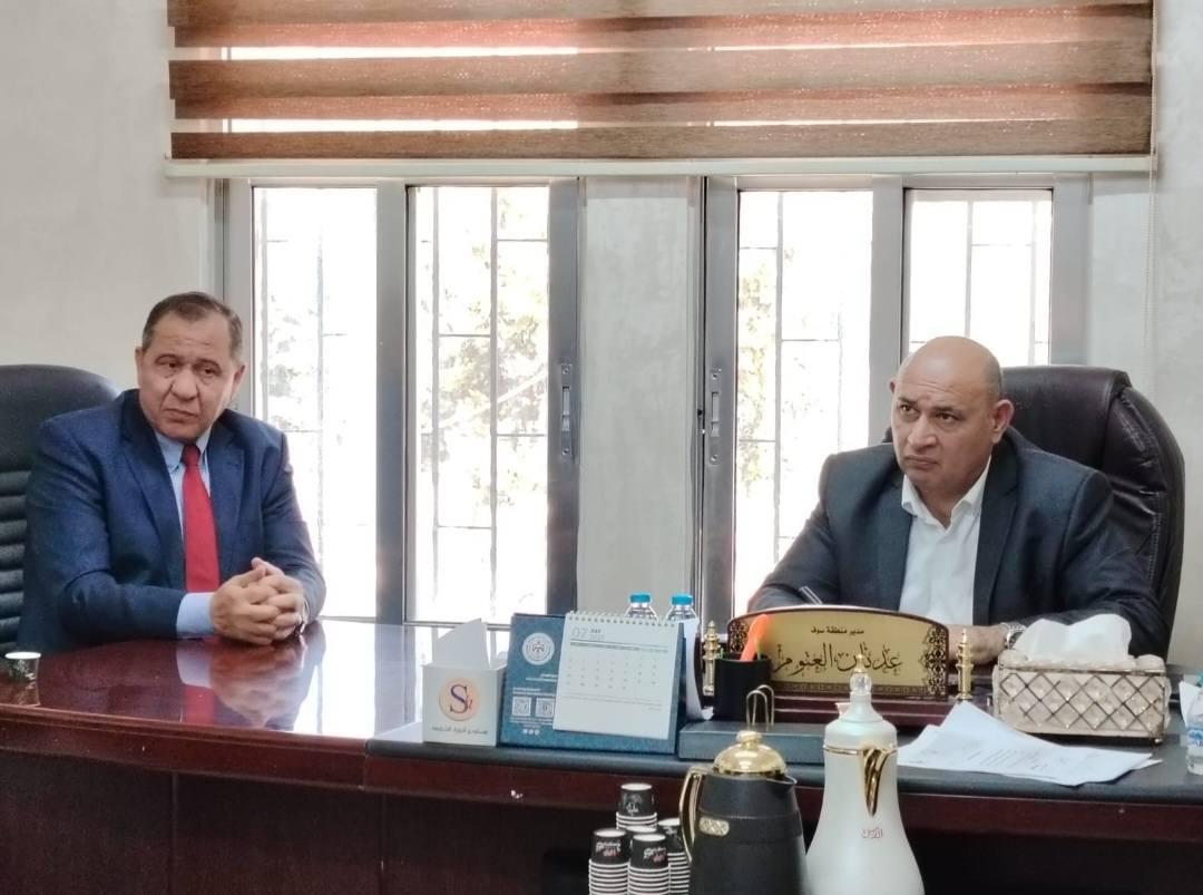 جرش: خريسات وبني ياسين يتفقدان الواقع الخدمي والمروري في منطقة سوف