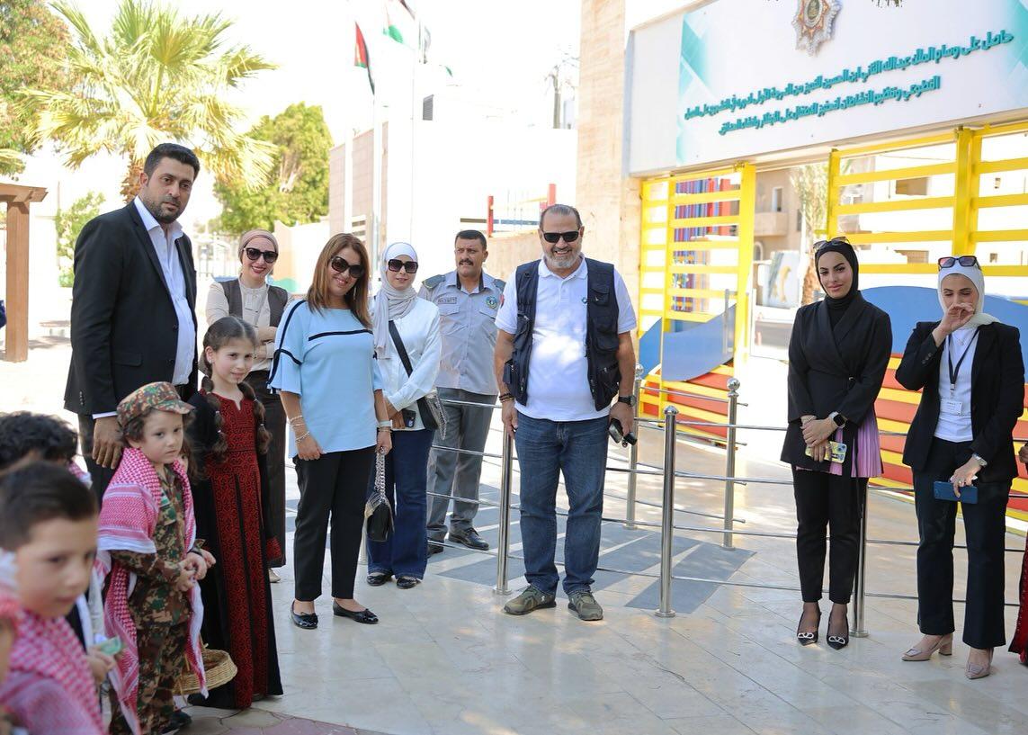 زيارة مشتركة لتعزيز برامج تمكين الأطفال والشباب في مركز زها الثقافي العقبة