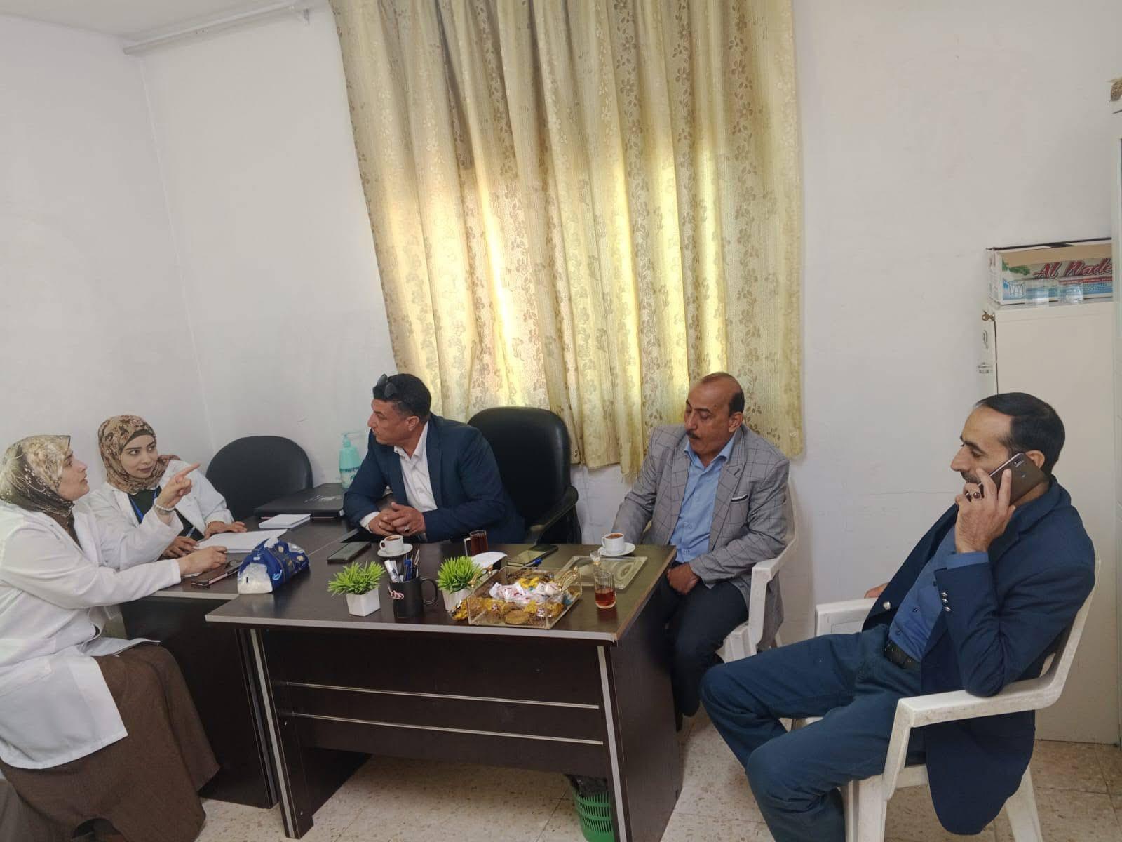 اتحاد الجمعيات الخيرية في جرش يزور مركز صحي المشيرفة