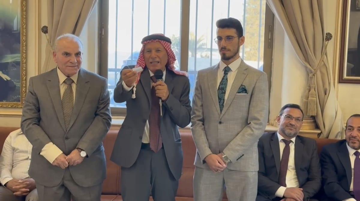 جاهة حسن نجل الصحفي محمد غنام