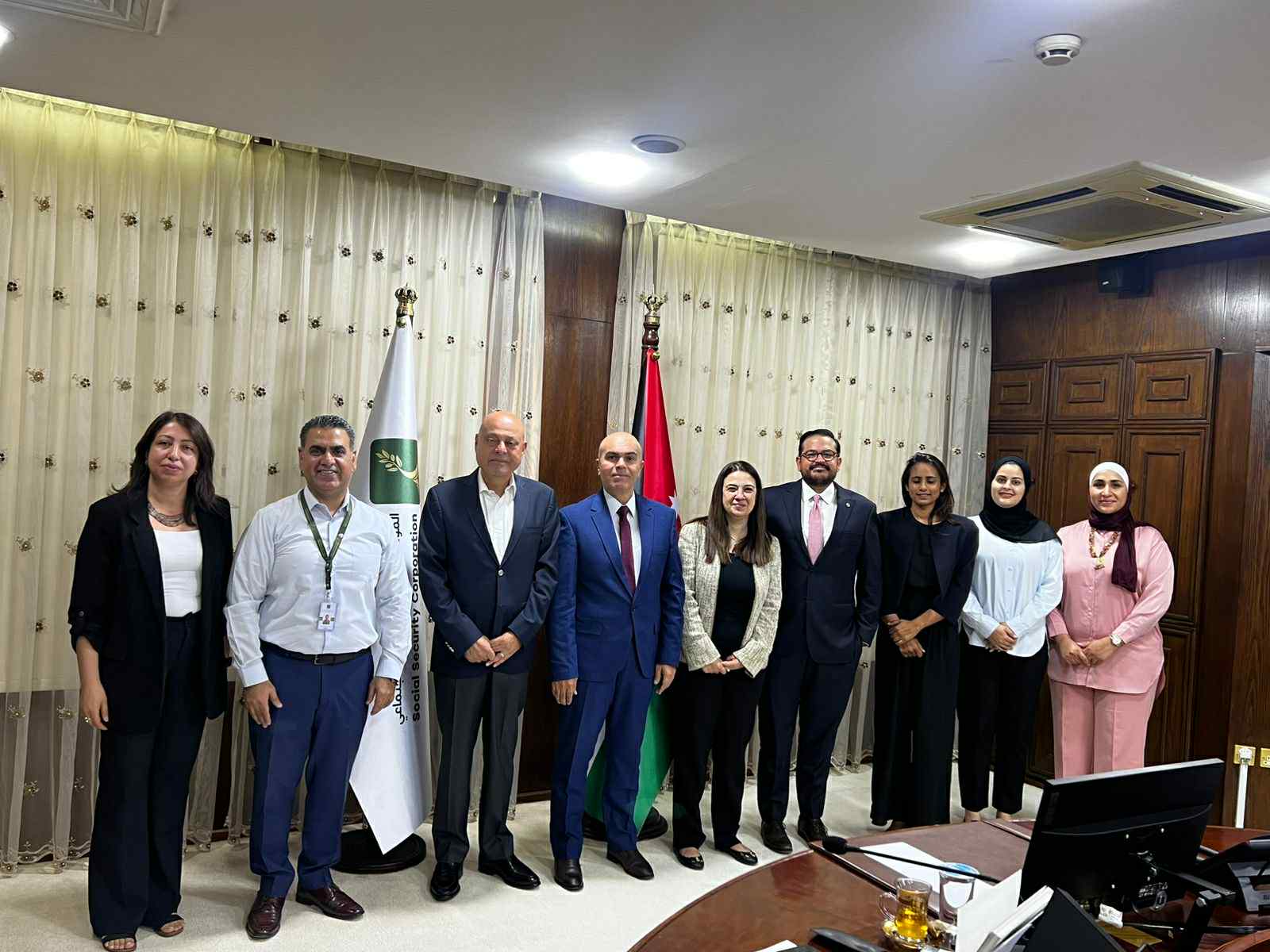 مدير عام الضمان يلتقي خبيرة سياسات التوظيف والمنسقة القُطرية لمكتب وفد منظمة العمل الدولية في الأردن
