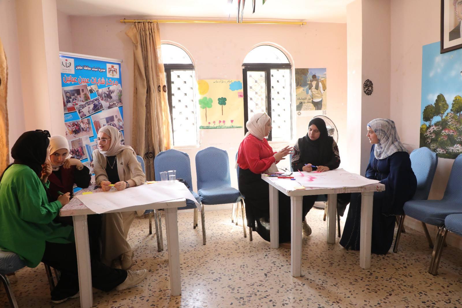 ورشة عمل حول العدالة المجتمعية والمناخية في مركز شابات عبين عبلين