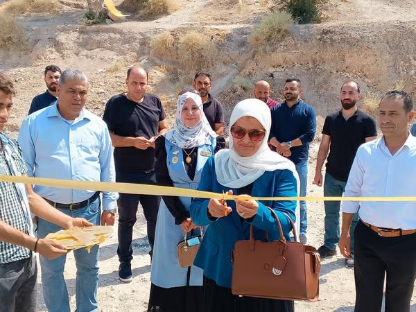 فريحات تفتتح ملعب مدرسة العدسية الأساسية للبنين
