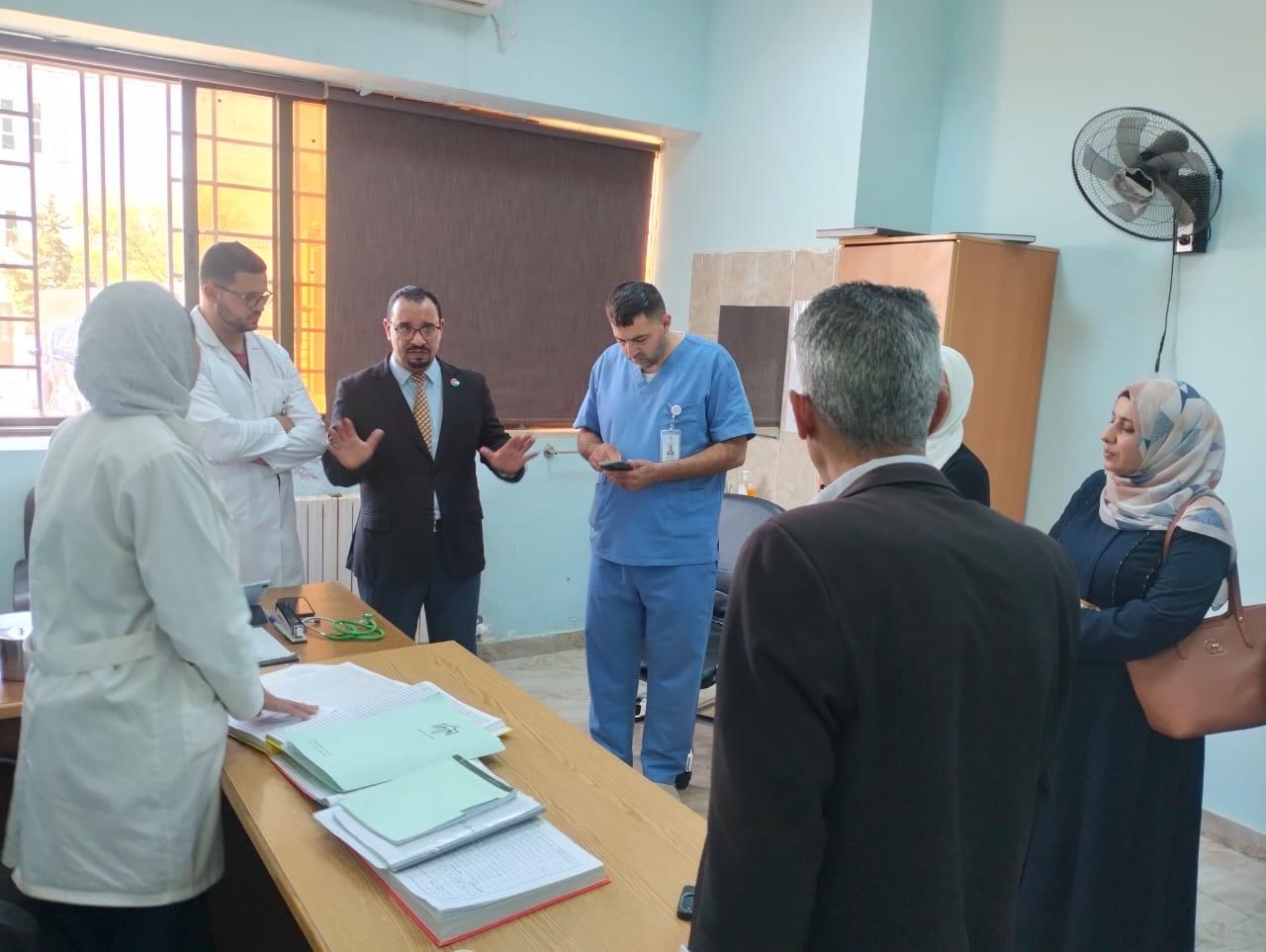 مدير صحة البلقاء يتفقد عدد من المراكز الصحية