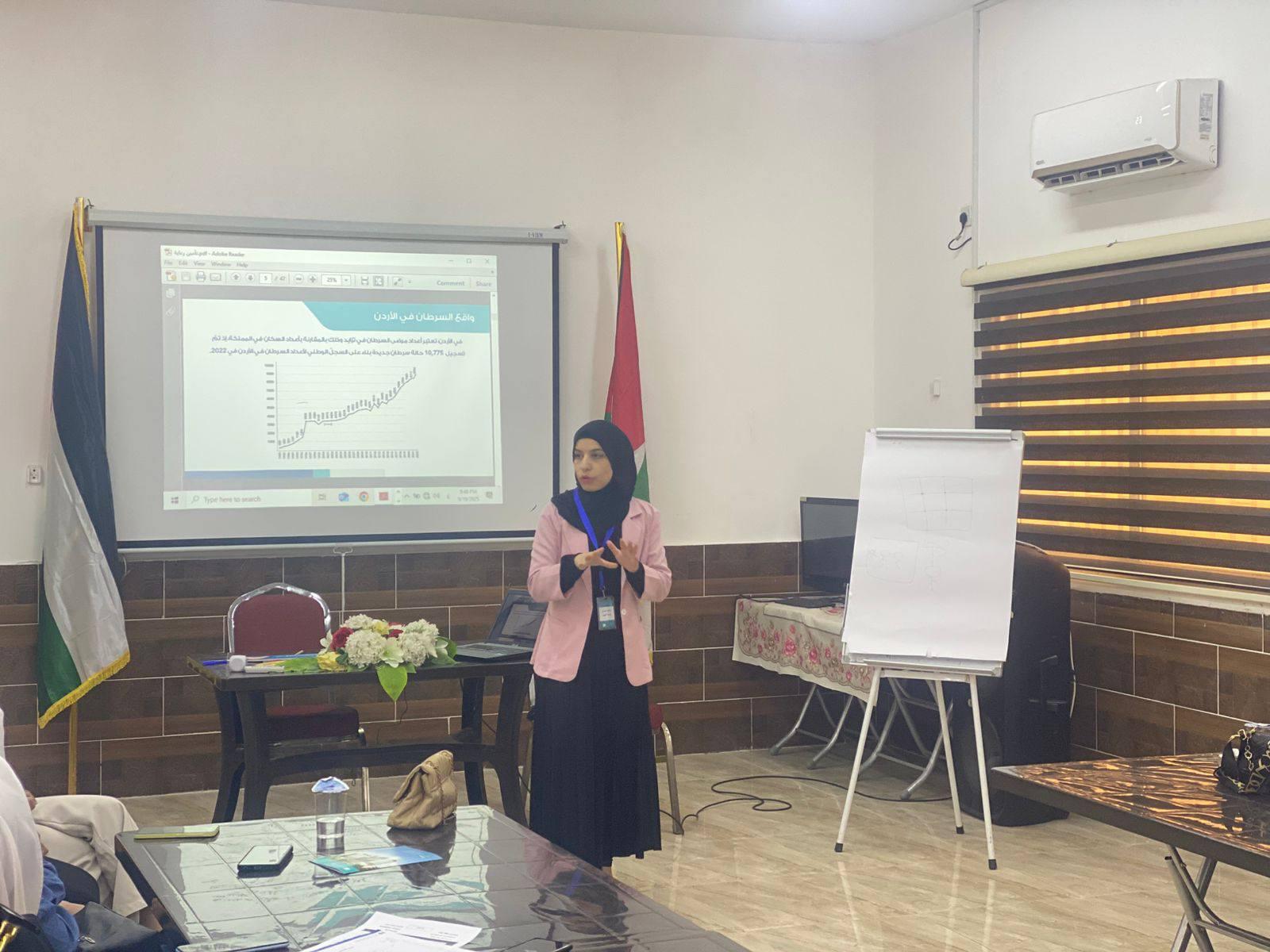 مركز شباب وشابات عنجرة النموذجي ينظم ورشة توعوية حول 
