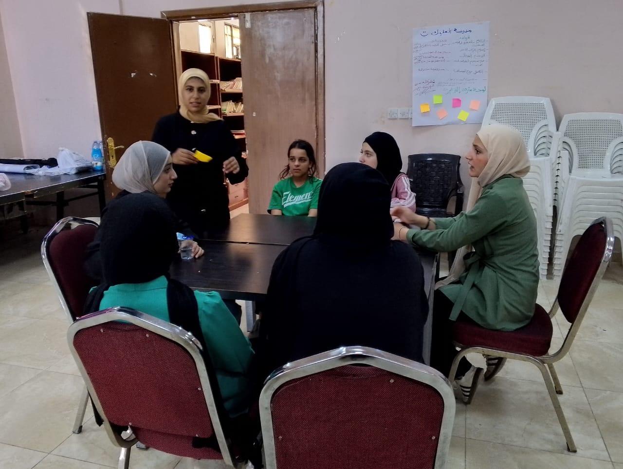 مركز شباب وشابات الصريح ينظم دورة مهارات وظيفية