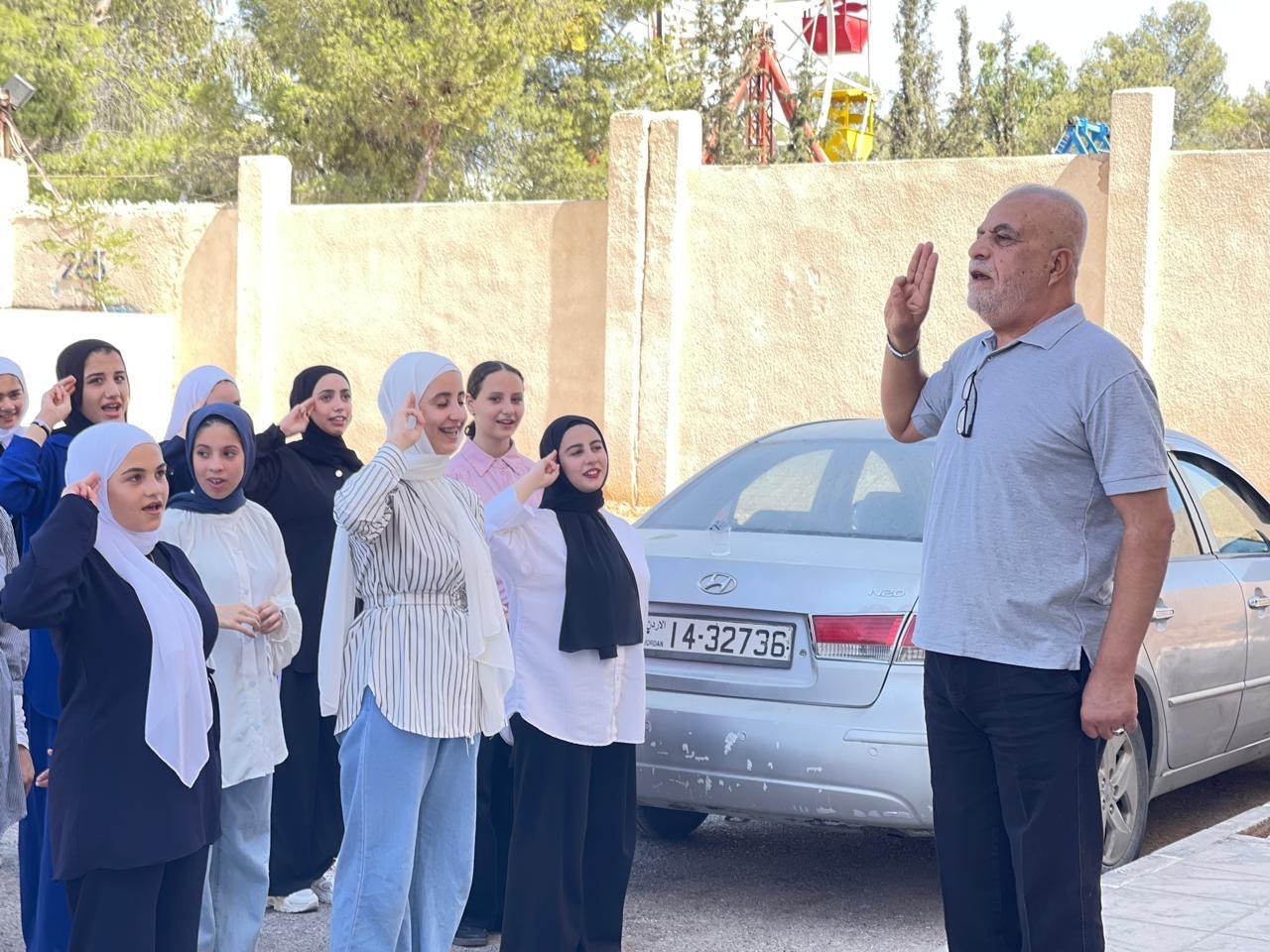 انطلاق فعاليات معسكر الكشافة والمرشدات في مركز شباب وشابات سهل حوران