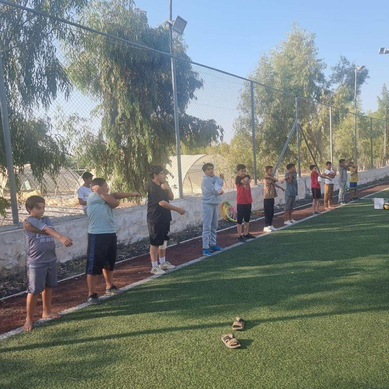 اختتام دورة تدريبية في كرة القدم بمركز شباب وشابات الشونة الشمالية