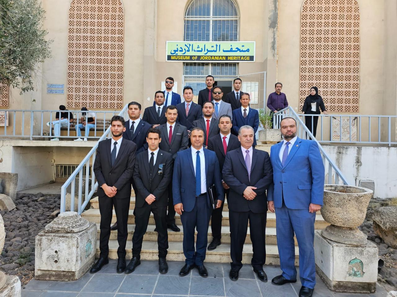 وفد من مدرسة الاستخبارات العسكرية يزور كلية الإعلام في جامعة اليرموك