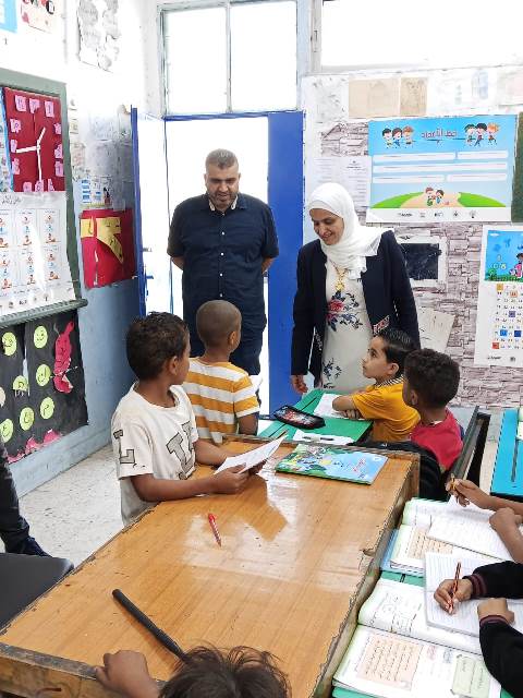 فريحات :تتفقد العملية التعليمية في مدرسة العدسية الأساسية للبنين